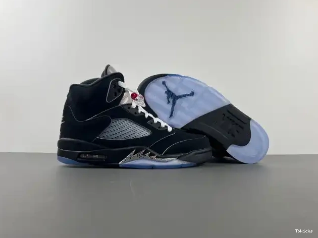 Rep TBK Metallic HF3975-001 Air Jordan 5 Reimagined Black 0613